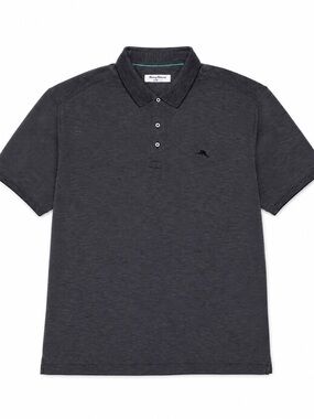 Tommy Bahama IslandZone Polo Men XXL Gray Tencel CoolMax Performance Shirt